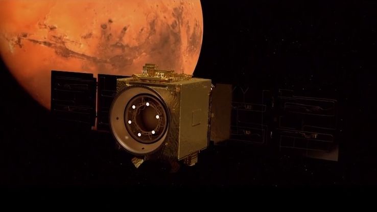 Video: První arabská sonda dorazila na oběžnou dráhu Marsu